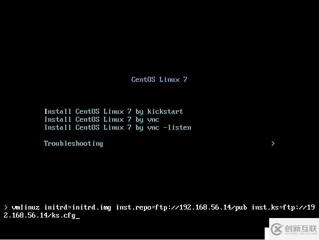 RHEL7/CentOS7 pxe+kickstart自動(dòng)化