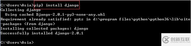 python創(chuàng)建django的方法