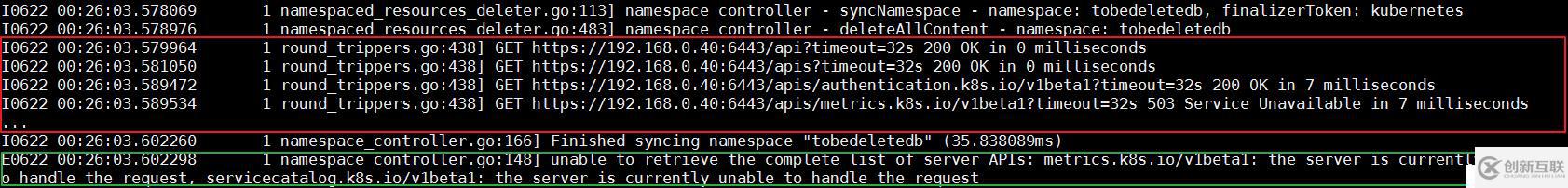 我們?yōu)槭裁磿?huì)刪除不了集群的 Namespace？
