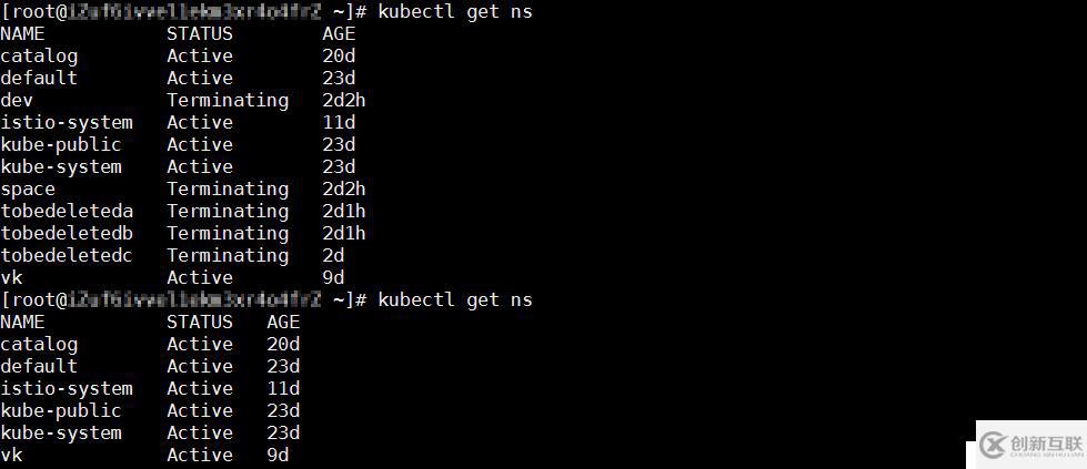 我們?yōu)槭裁磿?huì)刪除不了集群的 Namespace？