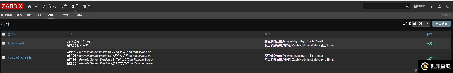 zabbix3.x郵件報(bào)警簡單筆記!