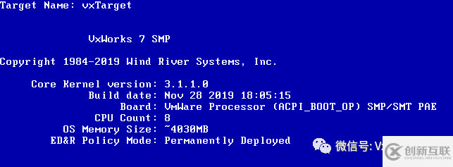 如何在VmWare里跑個(gè)VxWorks7
