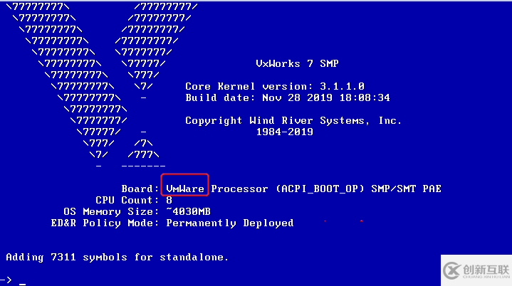 如何在VmWare里跑個(gè)VxWorks7