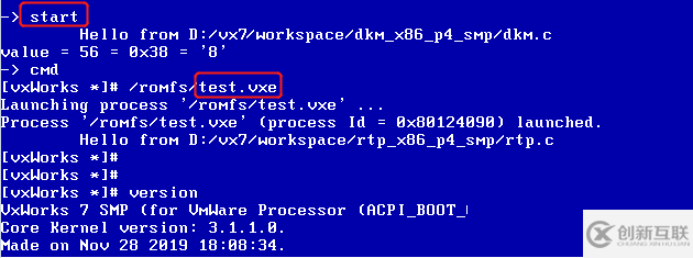 如何在VmWare里跑個(gè)VxWorks7