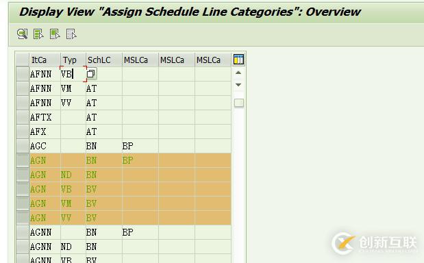 SAP SD計(jì)劃行類別有哪些