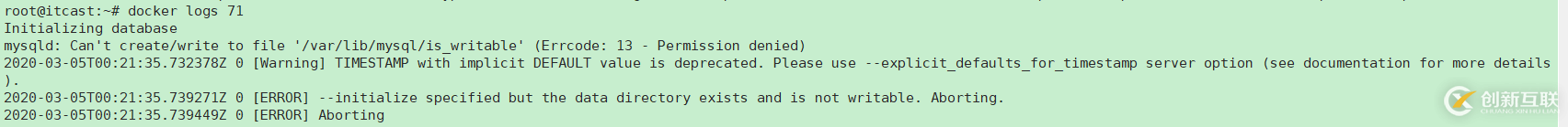 Docker如何創(chuàng)建容器時設(shè)置目錄權(quán)限