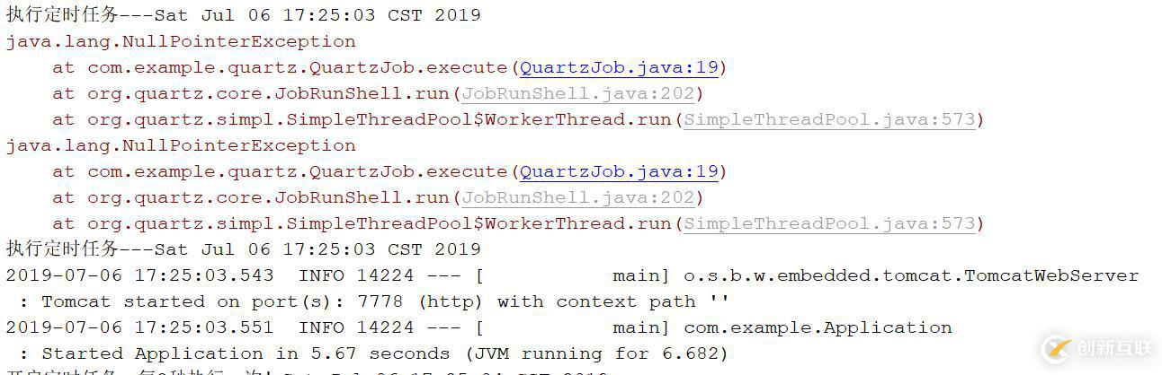 在使用schedule創(chuàng)建定時(shí)任務(wù)時(shí)，出現(xiàn)空指針的解決方式。