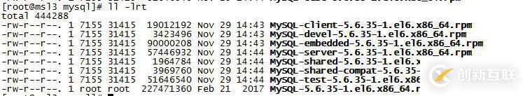 mysql5.1怎樣升級到5.6
