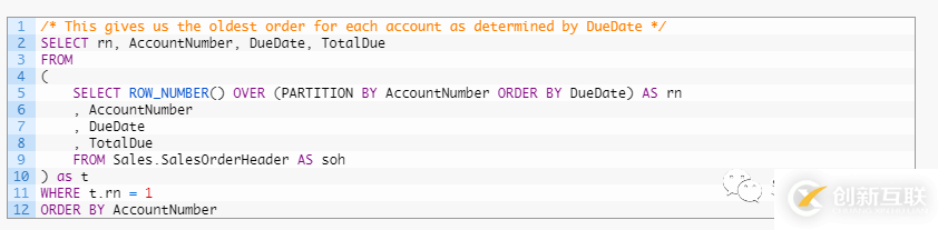 為什么不能WHERE子句中使用ROW_NUMBER()