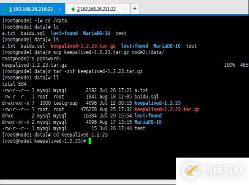 Keepalived+MariaDB10配置+雙主+高可用數(shù)據(jù)庫