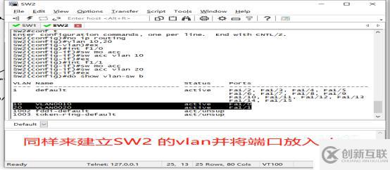 通過(guò)Trunk鏈路實(shí)現(xiàn)跨VLAN的通信