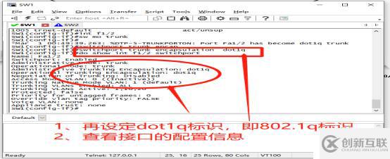 通過(guò)Trunk鏈路實(shí)現(xiàn)跨VLAN的通信