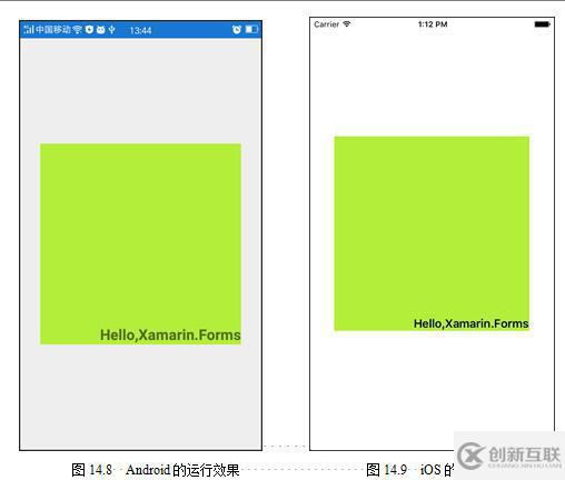 Xamarin XAML語言中如何使用ContentView視圖構(gòu)建一個范圍框架