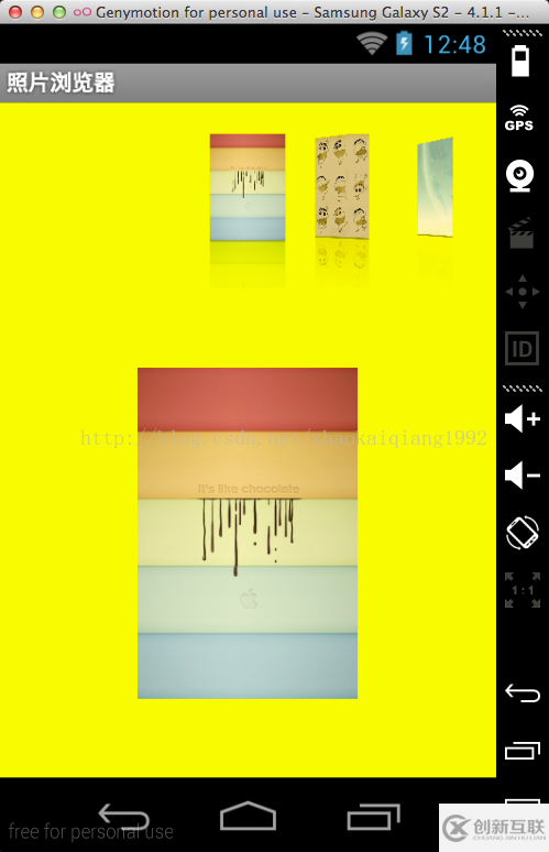 Android自定義Gallery控件實現(xiàn)3D圖片瀏覽器