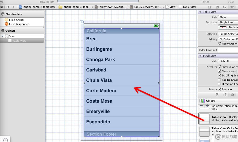 ios開發(fā)入門- tableview 簡(jiǎn)單使用(一)