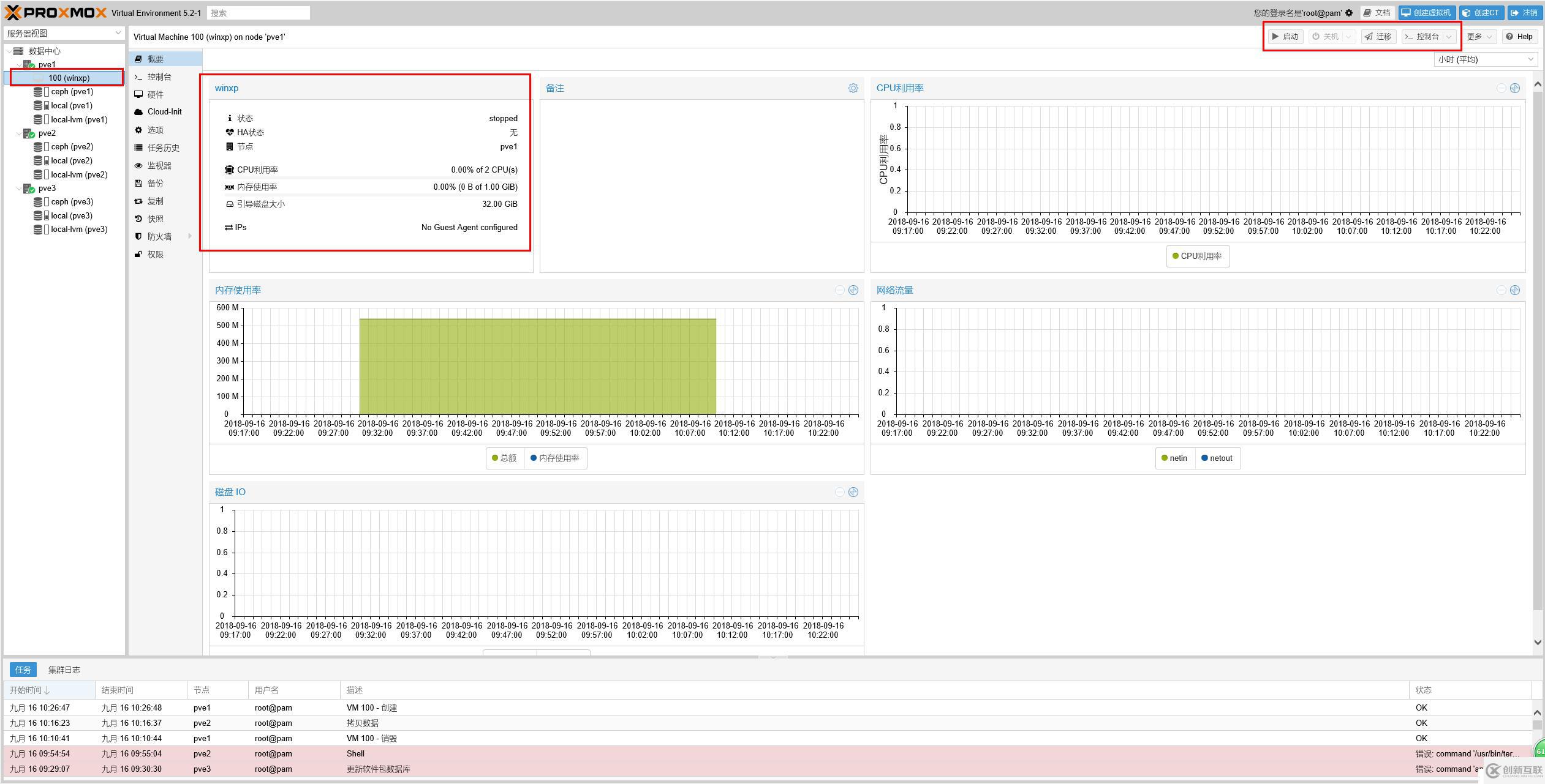 免費開源的服務(wù)器虛擬化Proxmox+分布式存儲Ceph（三）